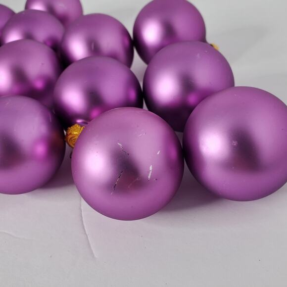 Visions By Holly Romantic Heirloom Across purple colorful Set of 15 Ornaments - Picture 3 of 15